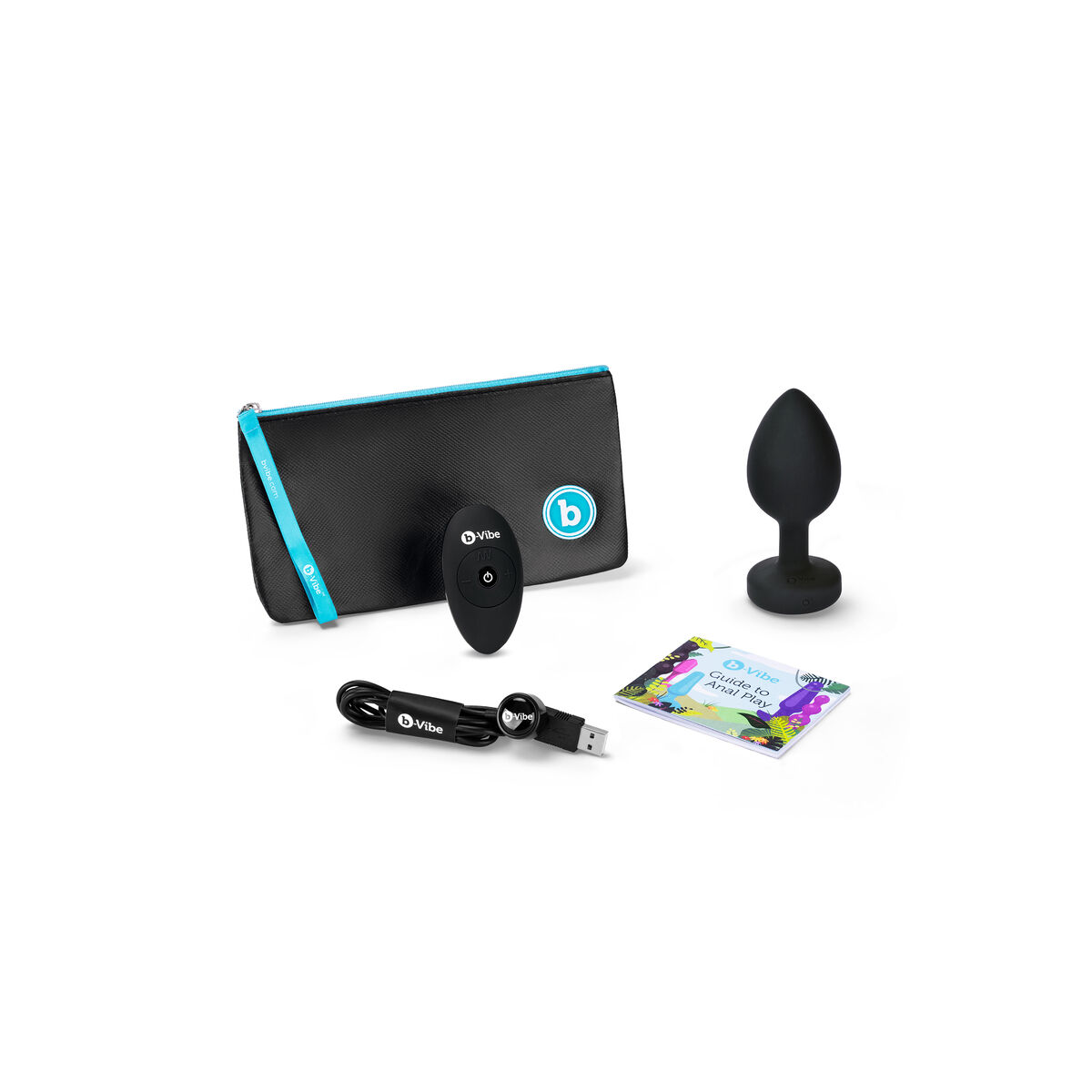 Anālais Vibrators B-Vibe Vibrating Jewel Melns XXL